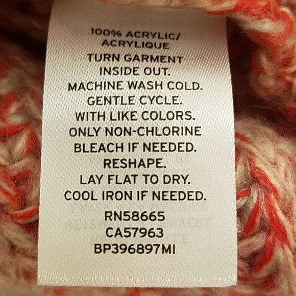 BP. | Red Chinoise Oversized Marl Stitch Sweater - Picture 7 of 8